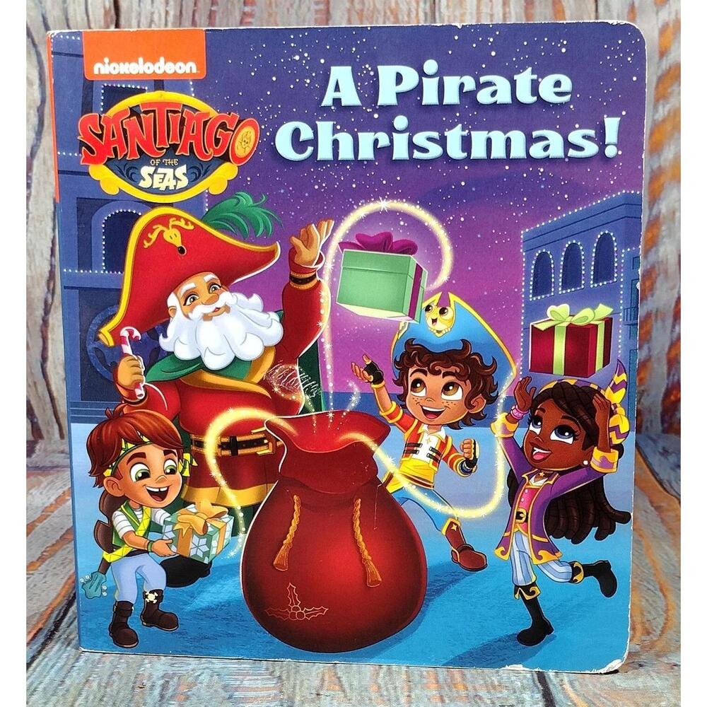 Children's Christmas Holiday Board Book - Festive Story with Colorful IllustratI